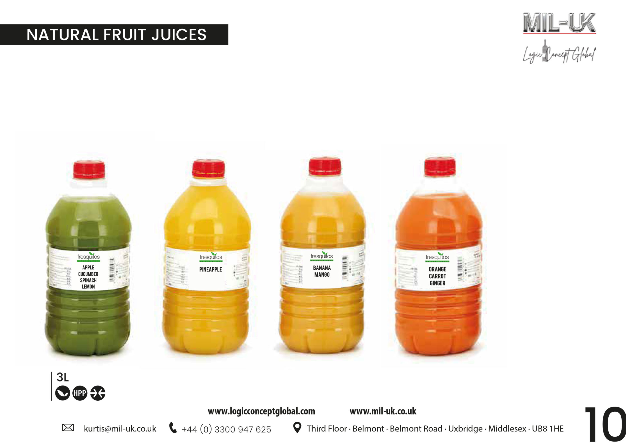 Natural Fruit Juice3l